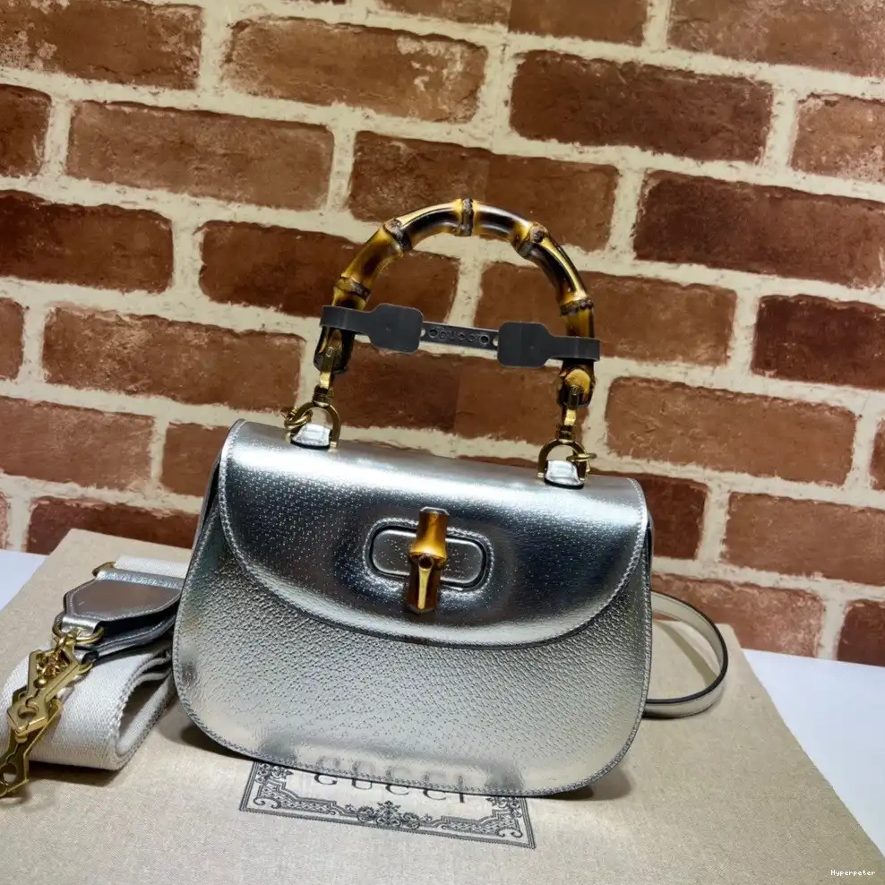 Hyper Peter Small Bamboo bag Gucci top with handle 0515